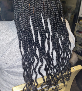 Medium Box Braids for S.kittyaesthetics