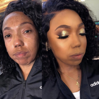 Shimmery/Glitter look for DrGlamme