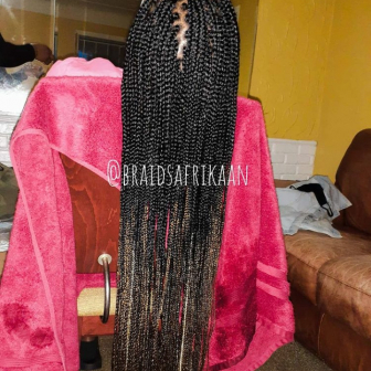 Small Box Braids for Braidsafrikaan