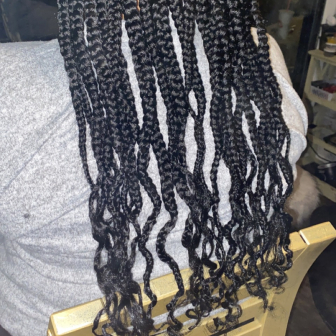 Medium Box Braids for S.kittyaesthetics