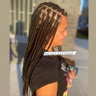 Knotless Braids for Layla_Stylez